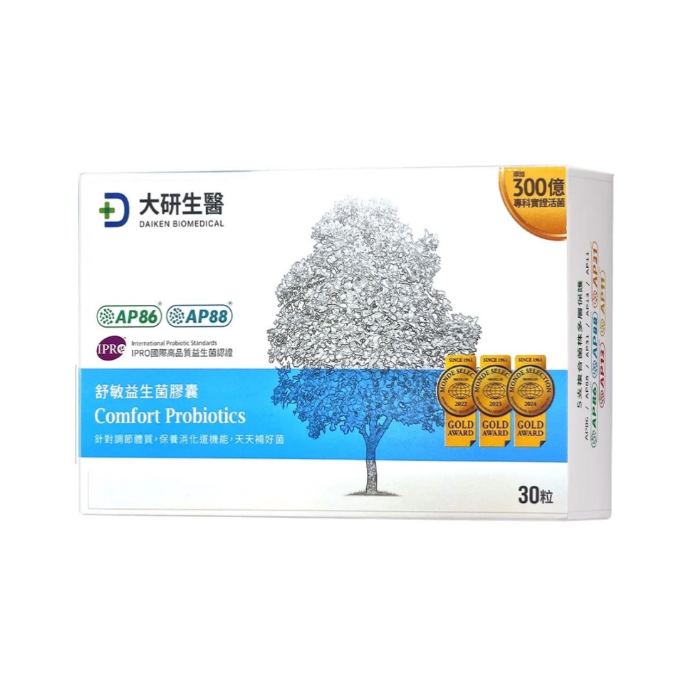 益生菌推薦品牌【大研生醫】舒敏益生菌膠囊