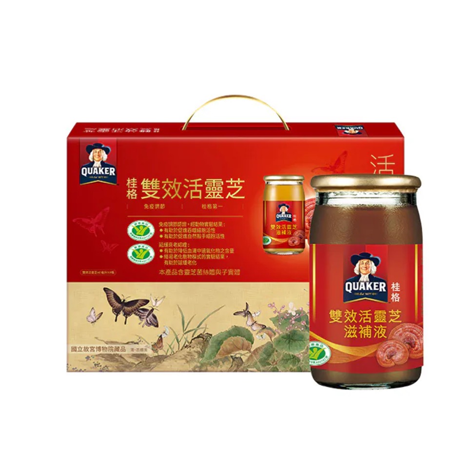 靈芝推薦品牌4. 【桂格】雙效活靈芝